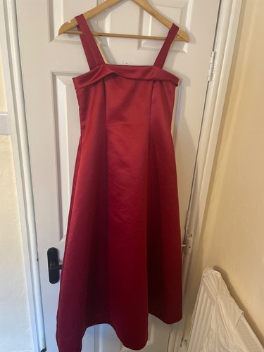 Red satin wedding - /prom, dress