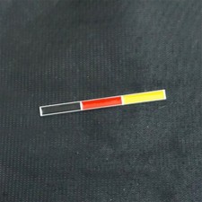 1x Germany Flag Chrome Silver Metal Sticker Badge Decal Emblem Sports Hybrid 4x4