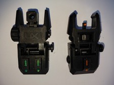 UMAREX Front & Rear Ploymer Flip-Up Air Rifle /Airsoft AEG Sights