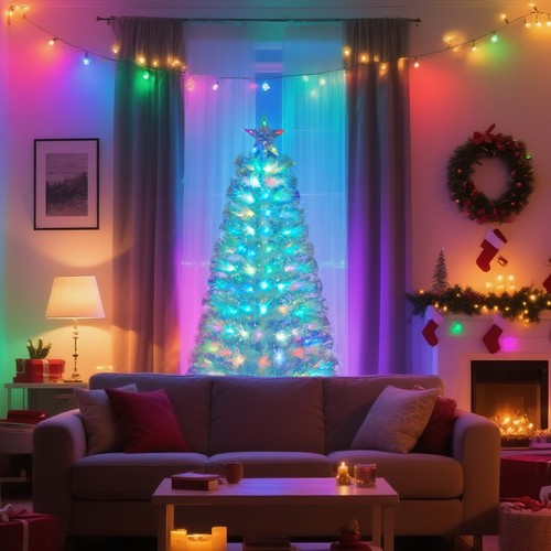 6ft white christmas trees - 4/5/6ft,