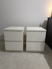 IKEA Malm Matte White Bedside