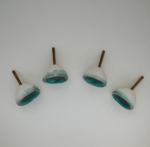 Sea blue green teal crackle