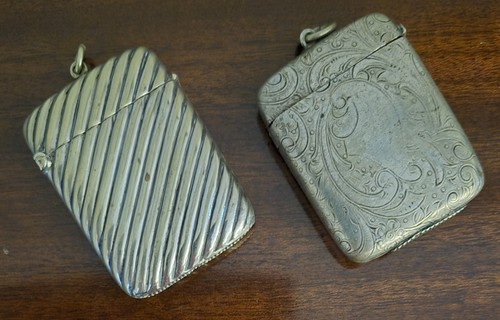 Two antique silver plated - two, silver‑plated