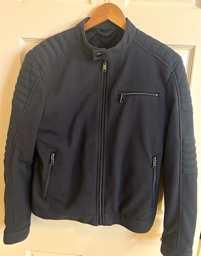 Zara men black biker - black,