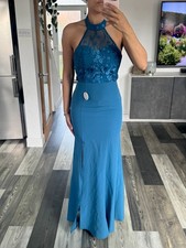 Chi Chi London teal Fishtail