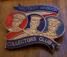 WW2  Enamel  "Military Brooch