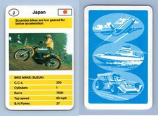 Suzuki (Low Geared) - Scramblers 1970's Dubreq Top Trumps Card