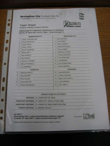 2007 birmingham city - birmingham,