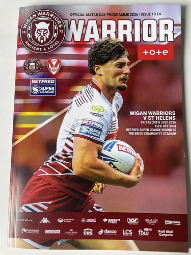 Wigan warriors helens - v,
