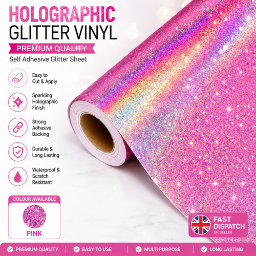 Metallic holographic gift wrap - metallic,