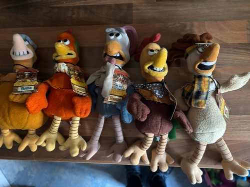 Chicken run soft teddies - x,