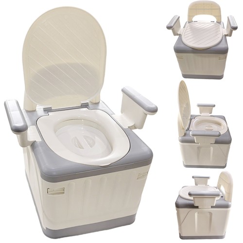 Adjustable commode chair seat - adjustable,
