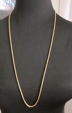 Trifari Gold Tone Rope Chain