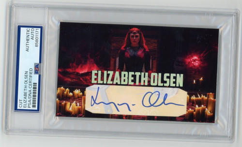 Elizabeth olsen signed custom - olsen,