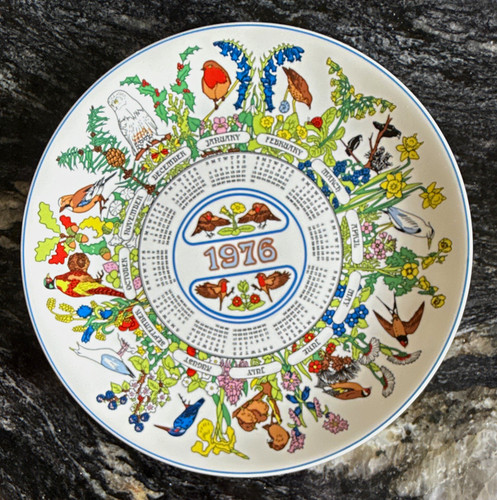 Wedgwood 1976 robin calendar - 1976,