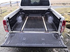 Nissan Navara Bed load liner D40 double cab 05-15 with C Channel  + rails cleats