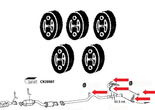 Full set exhaust - set, 5