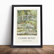 The Japanese Footbridge Vol.1 Claude Monet Exhibition Framed Canvas Wall Art