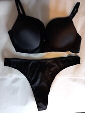 PRIMARK BLACK SATIN SHEEN PUSH
