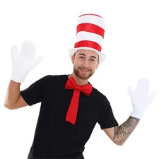 CRAZY CAT IN HAT COSTUME SET
