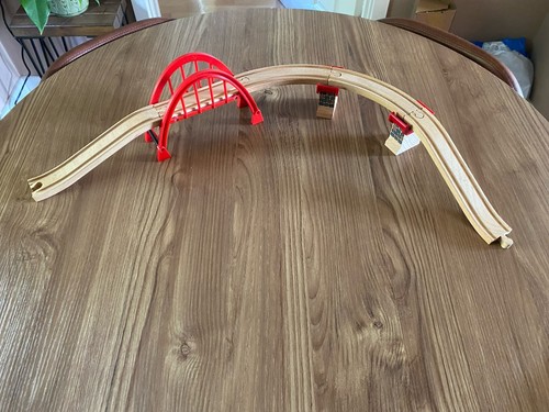 Brio wooden train track - train,