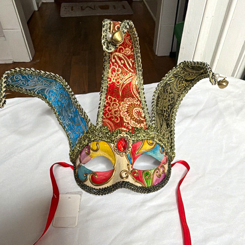 Jester masquerade fabric - masquerade,