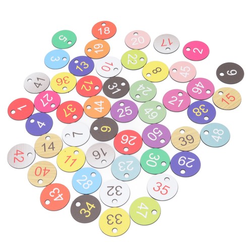 50pcs bee number tags 50 - 50pcs, 1-50