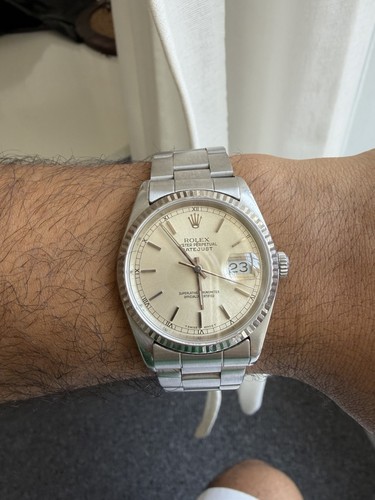 Rolex datejust 16234 oyster - rolex, w/oyster
