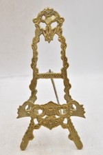 Antique victorian brass easels - antique,