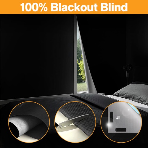Temporary blackout blind - blackout, no