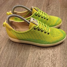 Ecco Hydromax Golf Shoes Womens Green Hybrid Knit Extra Width UK 6 Euro 39 VGC