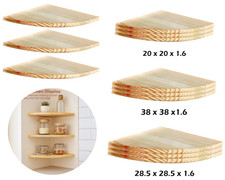 Set of 3 Pine Corner Floating