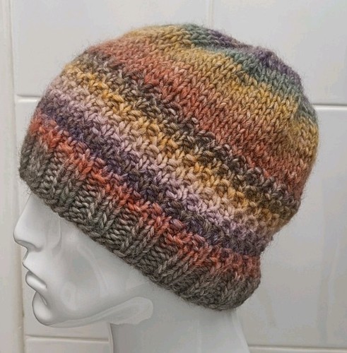 Hand knitted mens textured - hand,