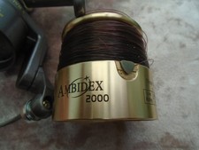 SHAKESPEARE AMBIDEX  2000 2065 040 REEL /   3 BEARING / IDEAL FEEDER /REAR DRAG