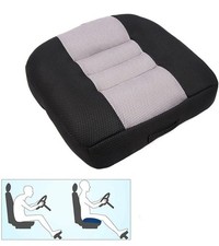 Portable Car Booster Seat Cushion Thickened Heightening Posture Pad Black