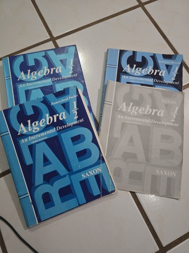 Saxon algebra student - algebra, 1/2
