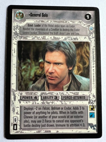General solo star - wars, ccg