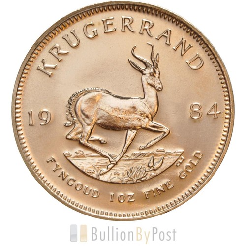 1984 krugerrand gold coin - krugerrand,