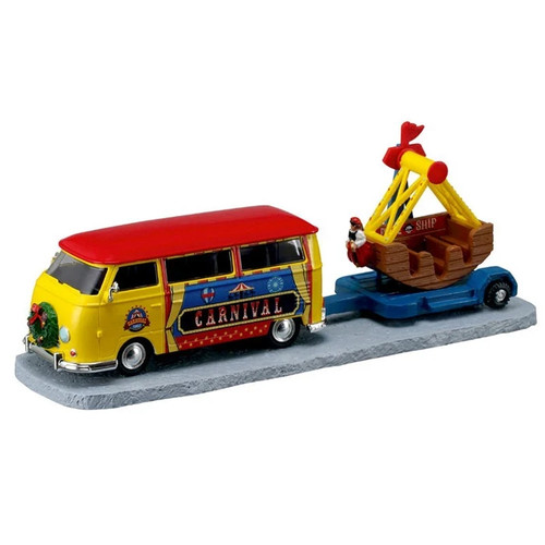 Lemax towing van with - towing,