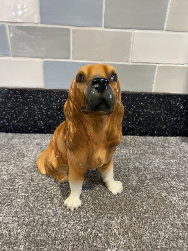 Vintage golden spaniel - golden,