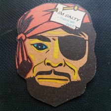 Crispi Crisps Beer Mat  1974. Meredith And Drew Mat