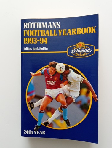 Rothmans football yearbook - rothmans,