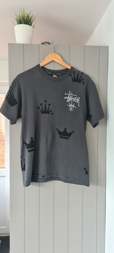 Stussy tee medium - stussy, dark