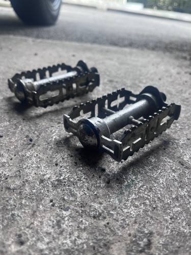 Vintage bicycle pedals atom - vintage,