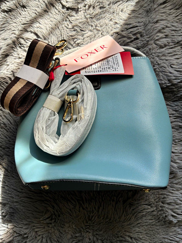 Foxer light blue faux - foxer,