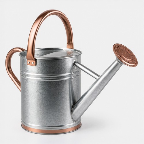 Metal watering can - metal,