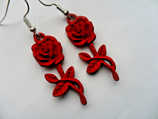 Unusual Red Rose  Hook
