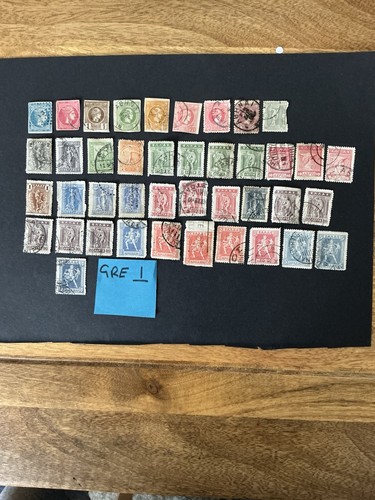 Greece 1861 1911 stamps - greece, used.