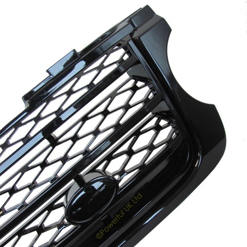 Gloss black front - gloss, grille