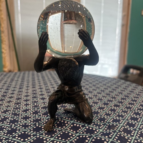 Male crystal ball - male, stand